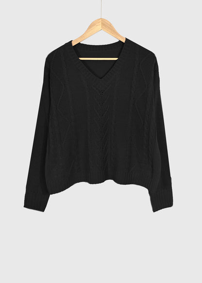 DIANTHUS Cable Knit Sweater