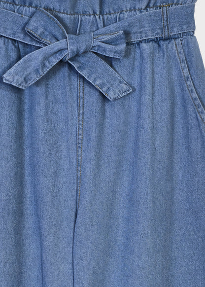 ZURI Belted Wide Leg Jeans