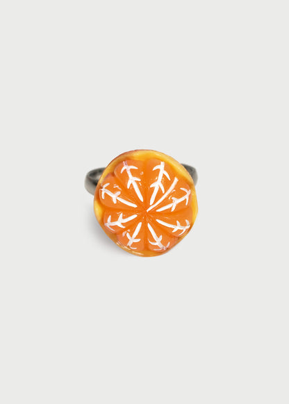 Handmade Orange Ring