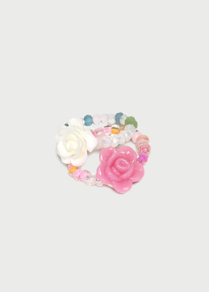 Handmade Beaded Rose Ring