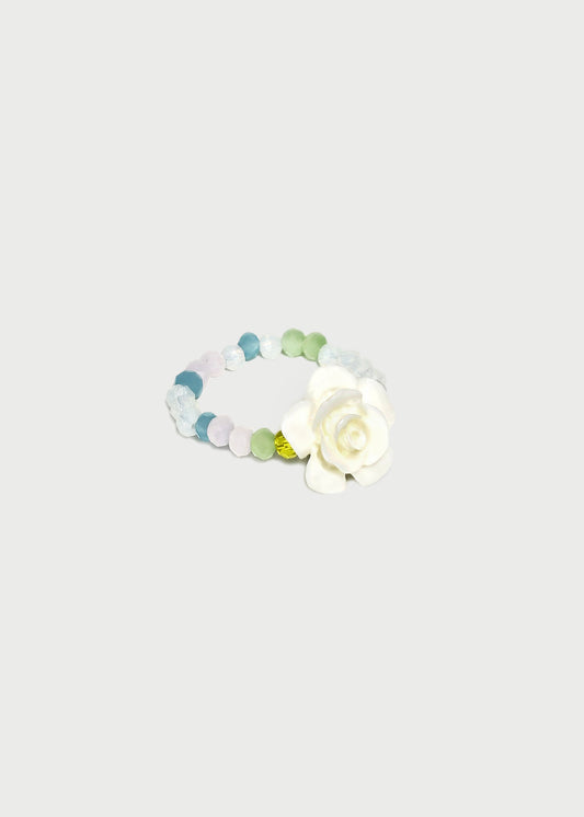 Handmade Beaded Rose Ring
