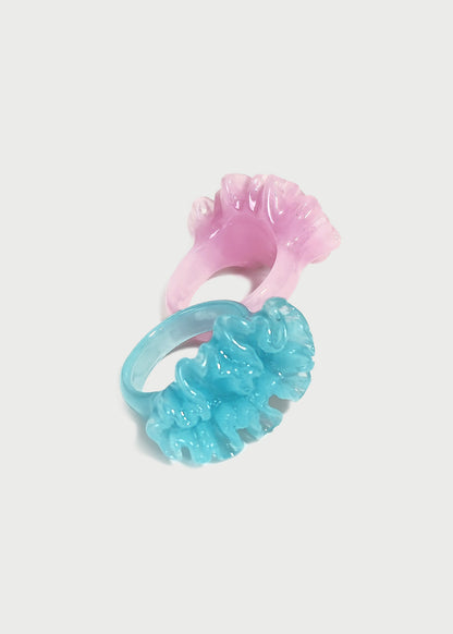 Resin Coral Reef Ring