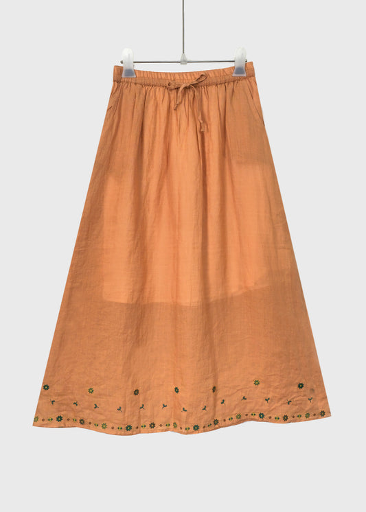 CLOVER Floral Embroidered Skirt