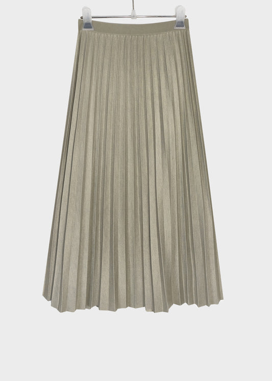 DARLA Pleated Wool Skirt