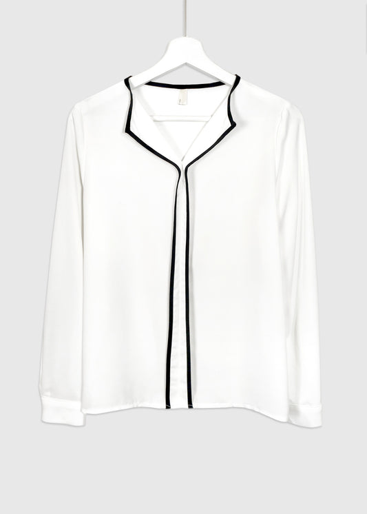 CLEA Piped Blouse