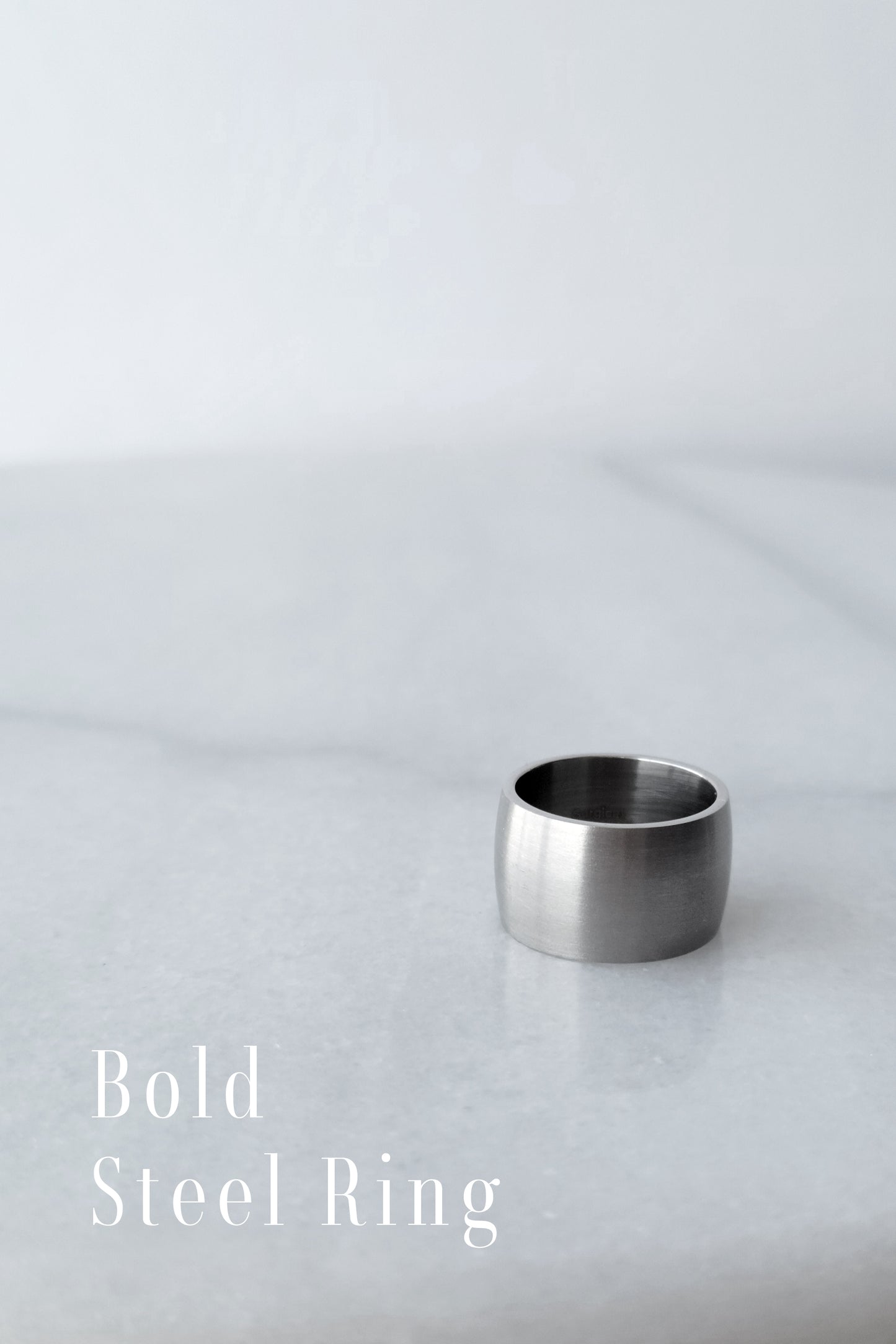 Bold Steel Ring