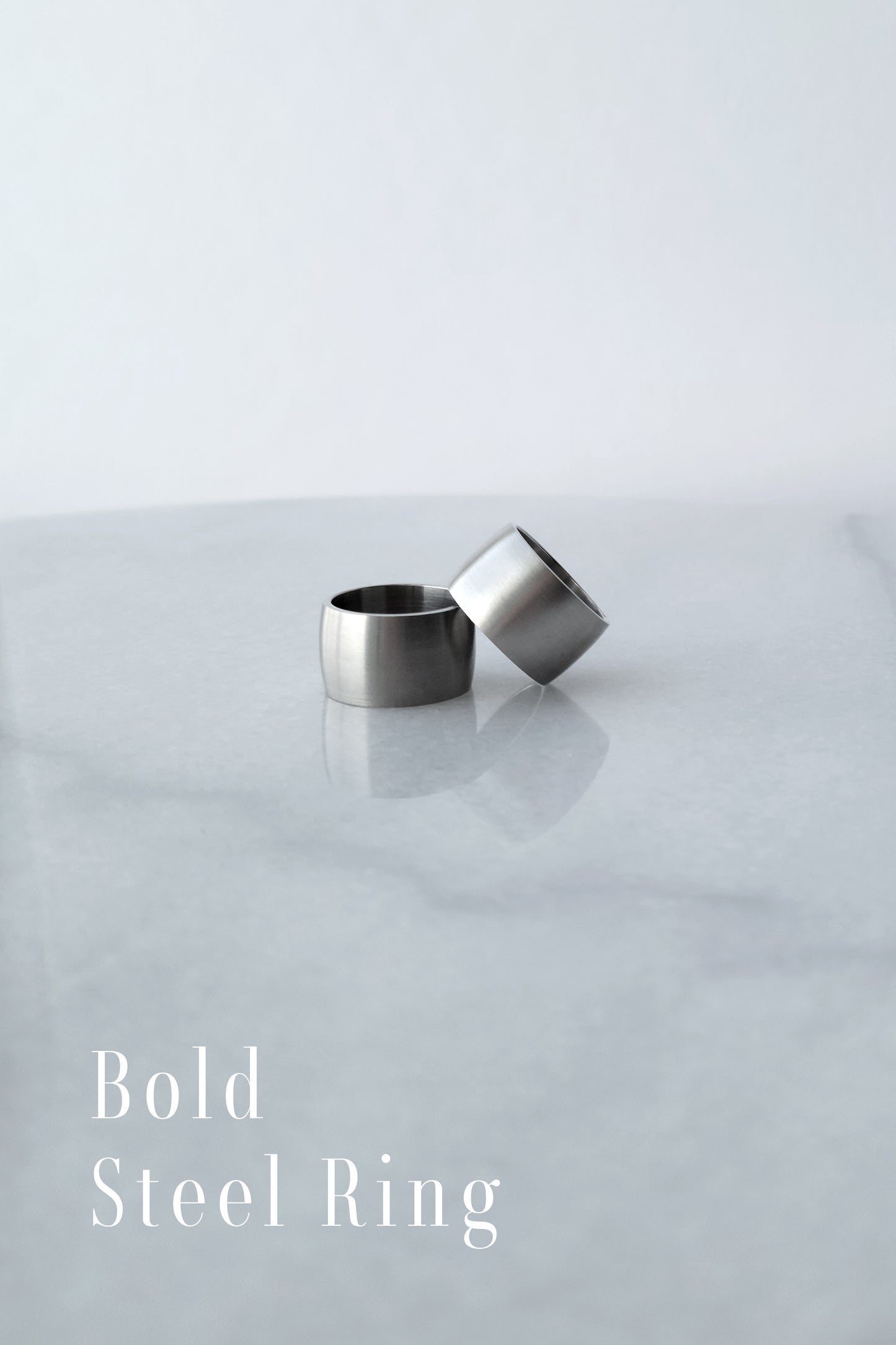 Bold Steel Ring