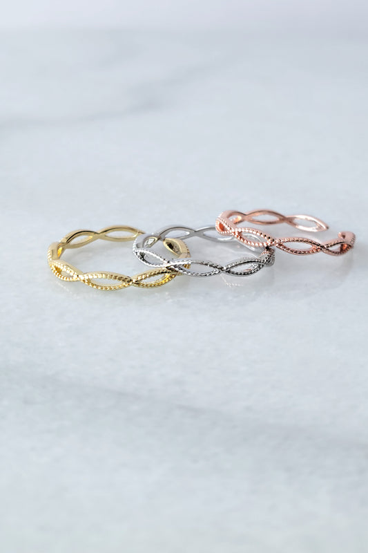 Braided Skinny Ring