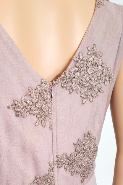 Lace and Chiffon A-Line Gown