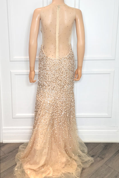 Luxury Hand Beaded Mermaid Gown