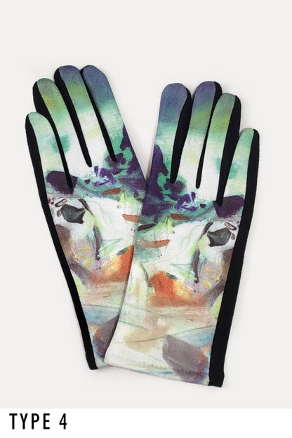 Fine Art Texting Touch Screen Gloves