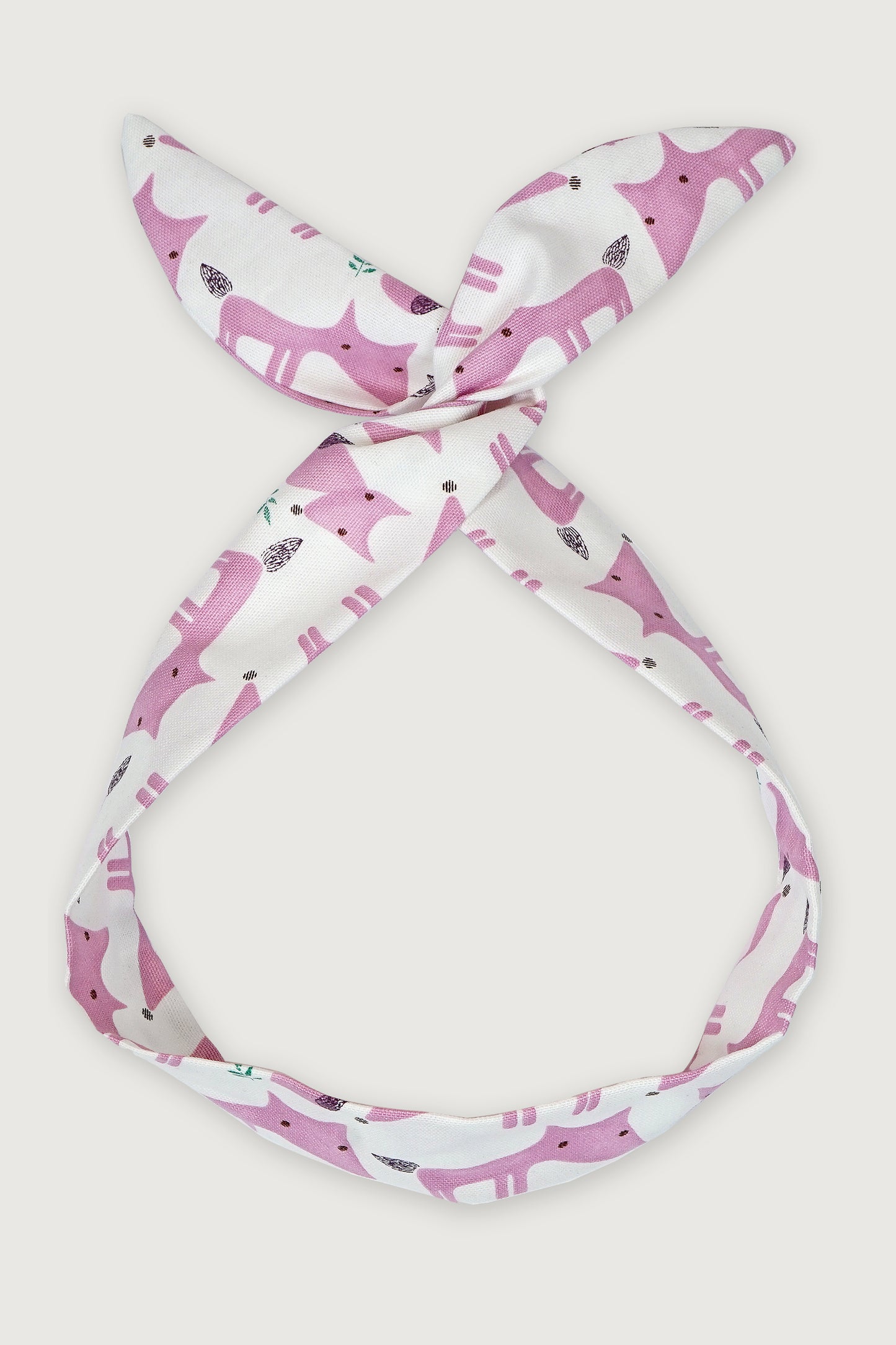 Pink Fox Wire Headband