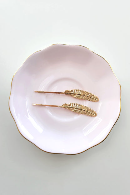 Épingle à Cheveux Plume - Lot de 2
