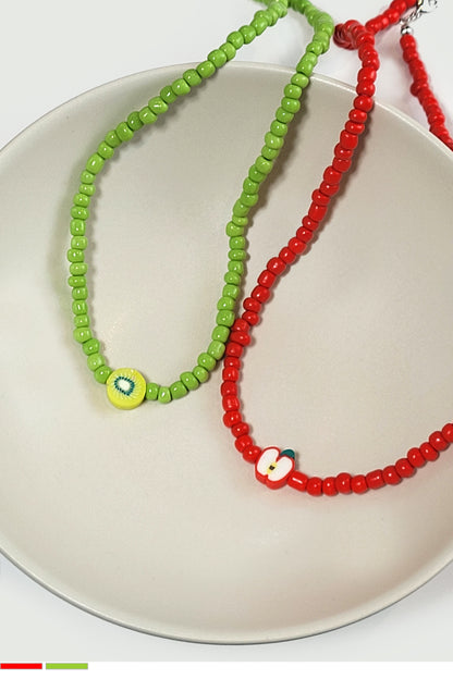 Beaded Fruit Necklace
