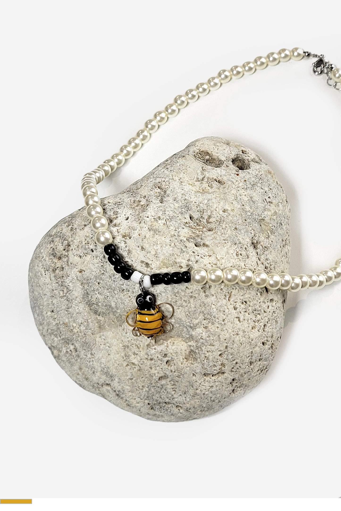 Bee Pearl Necklace