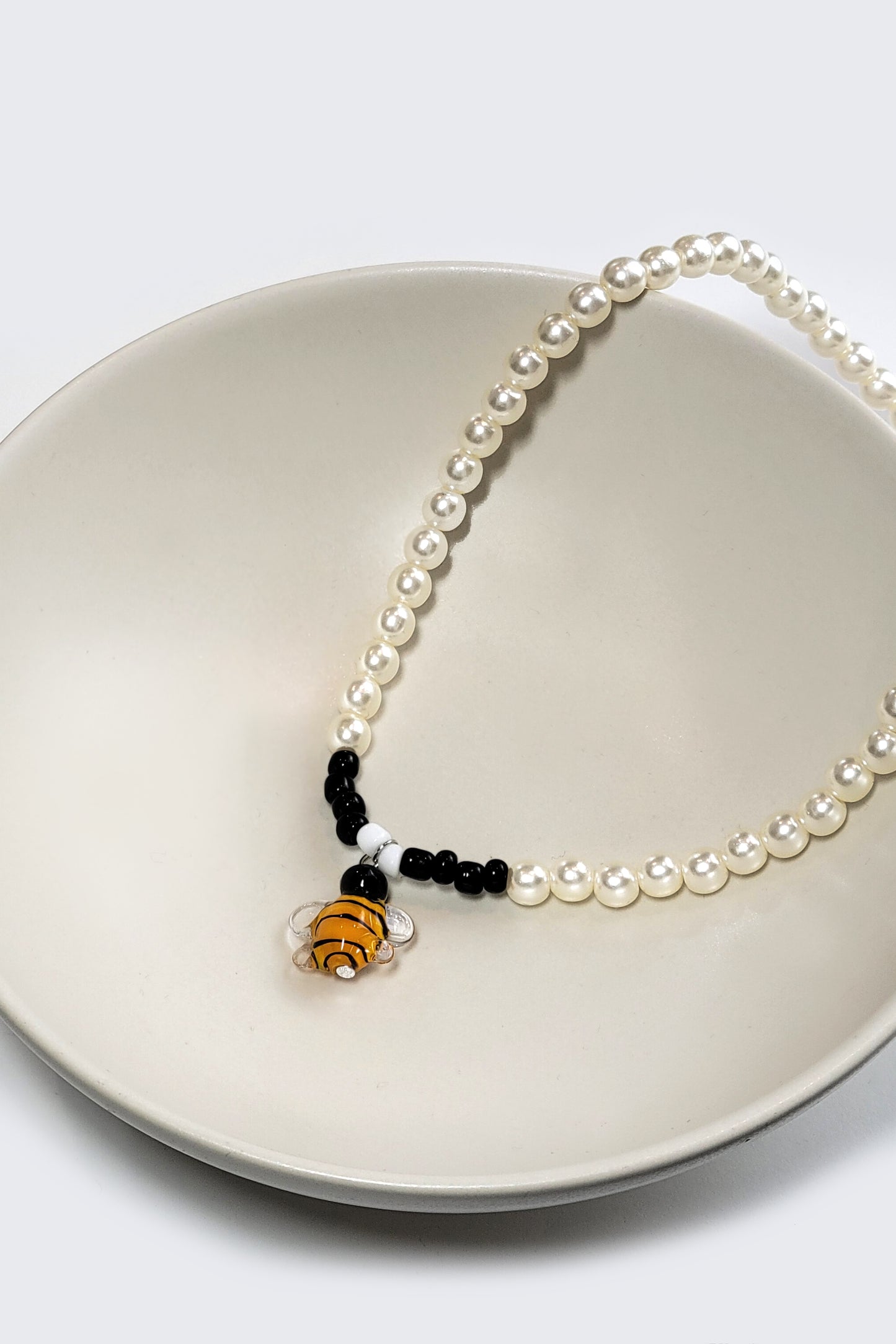 Bee Pearl Necklace